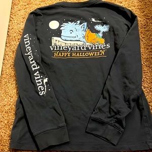 Boys long sleeve Halloween vineyard vines tee shirt